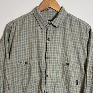Vintage Patagonia Organic Cotton Button Up Shirt  1999 Large